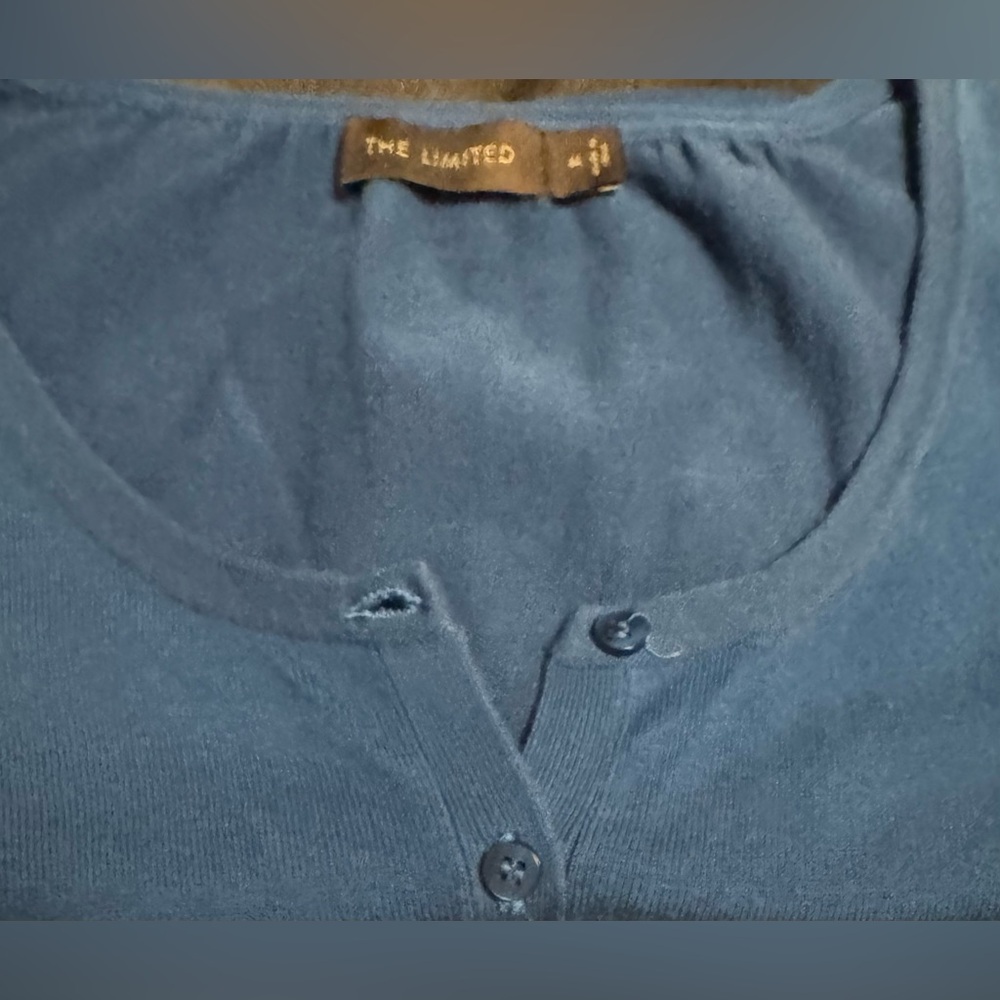 The Limited Blue (Indigo?) Women’s Button Down Cardigan - Picture 14 of 16